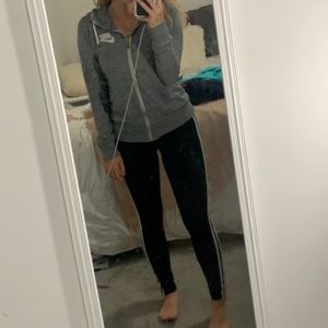 Grey Nike zip up hoodie
